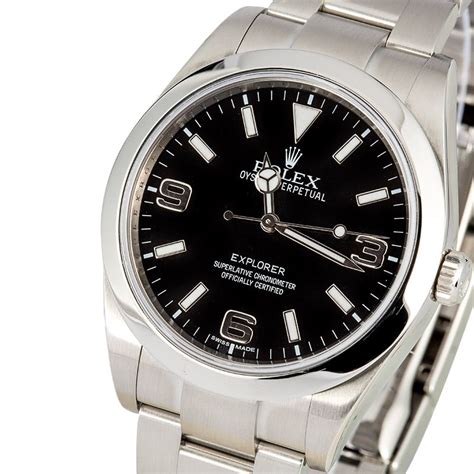 rolex explorer 1 pre owned